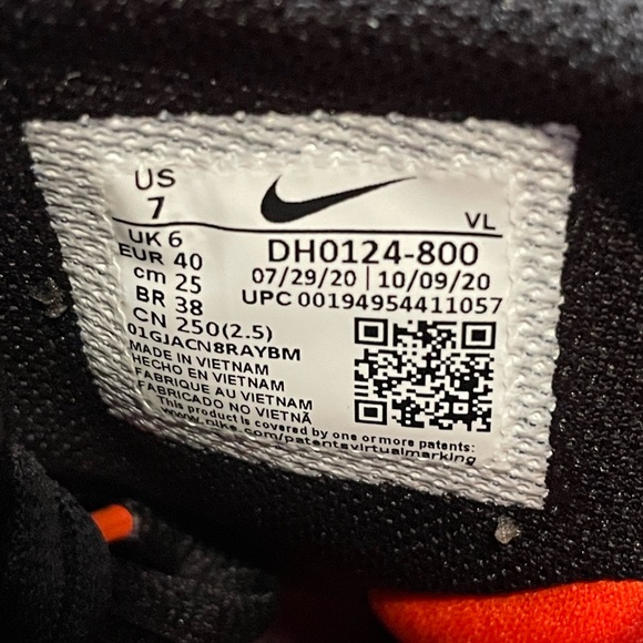 Nike Alpha Huarache Elite 3 Mid ‘Oregon State’ (size mens 7/wmns 8.5) - Picture 4 of 6